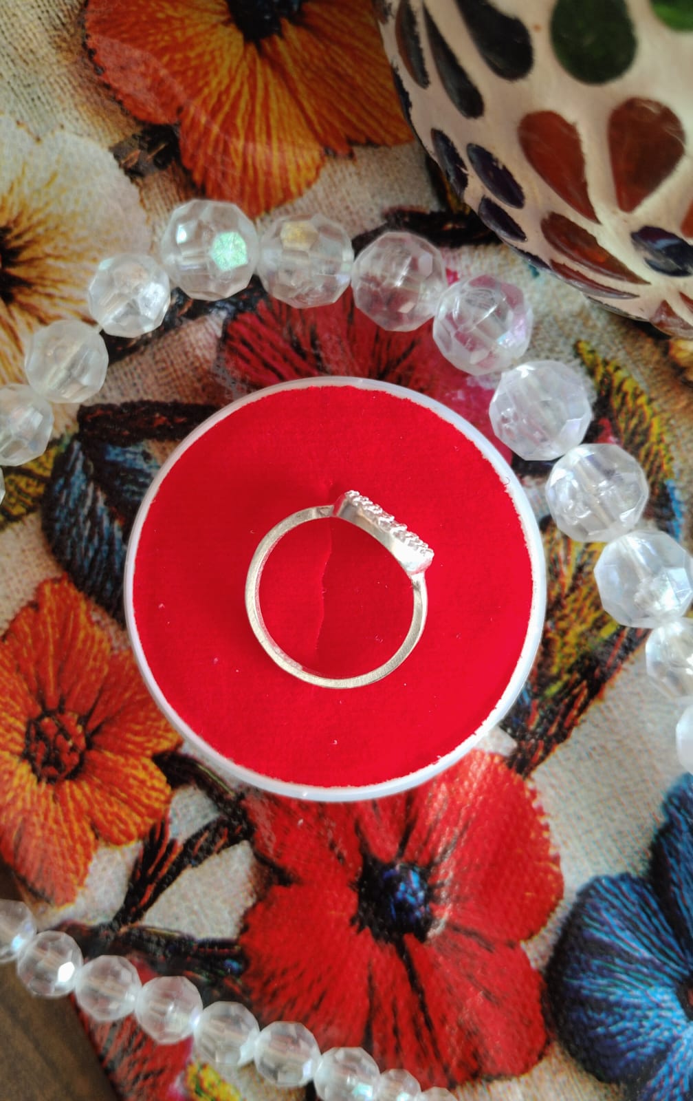 Elegant Blue Sapphire Silver Ring for Women