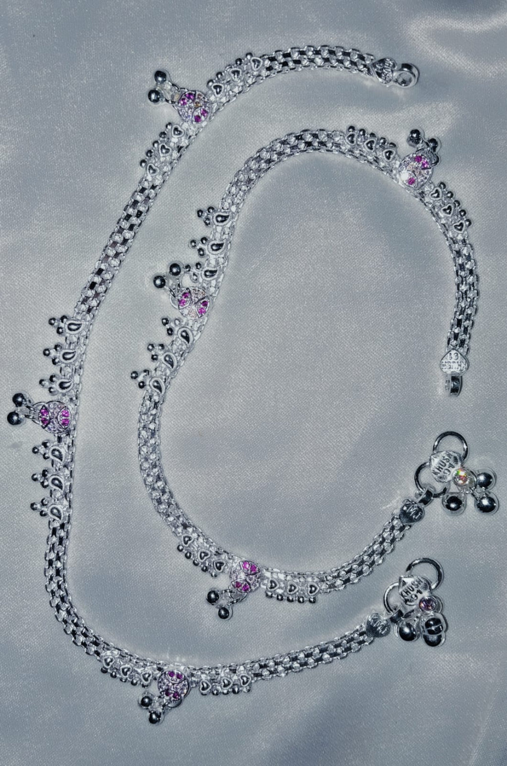 The Ultimate Everyday Luxury – Traditional Silver Paisley Chain Payal