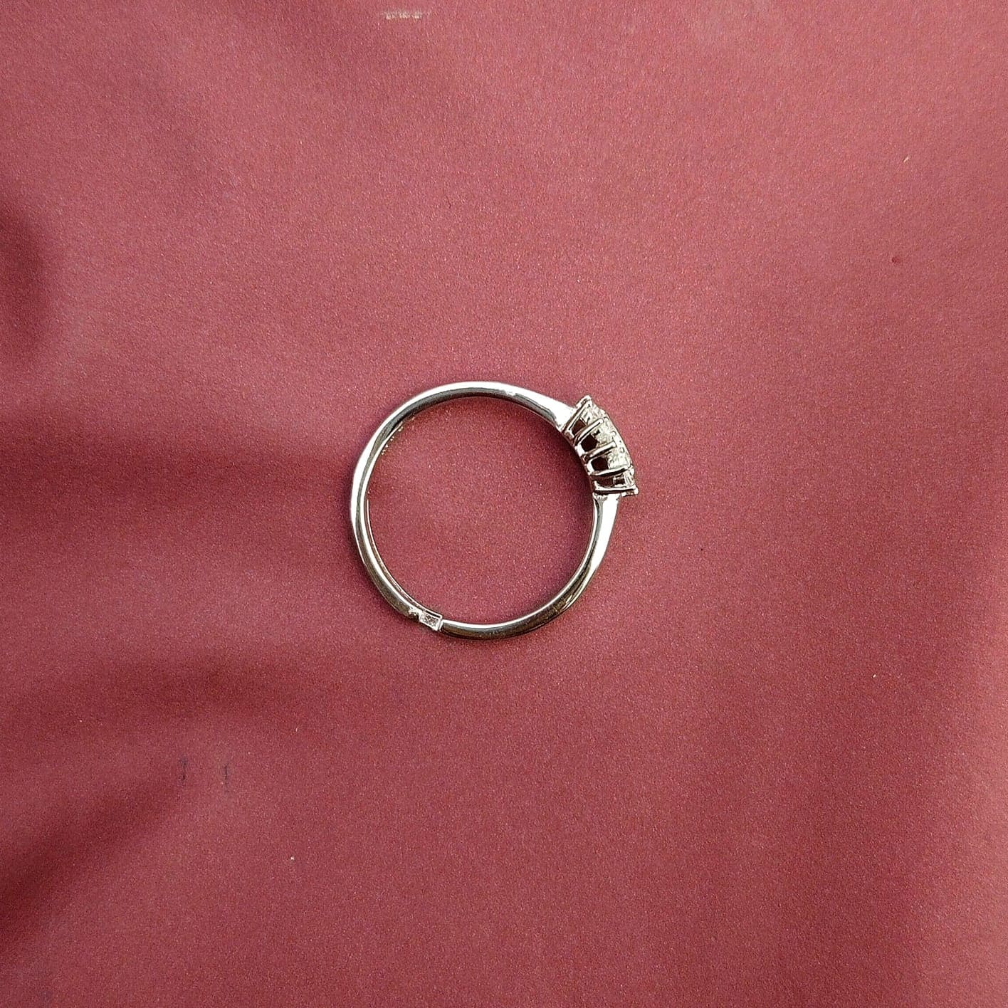925 Sterling Silver Smiley Sunflower Adjustable Ring - Image 5